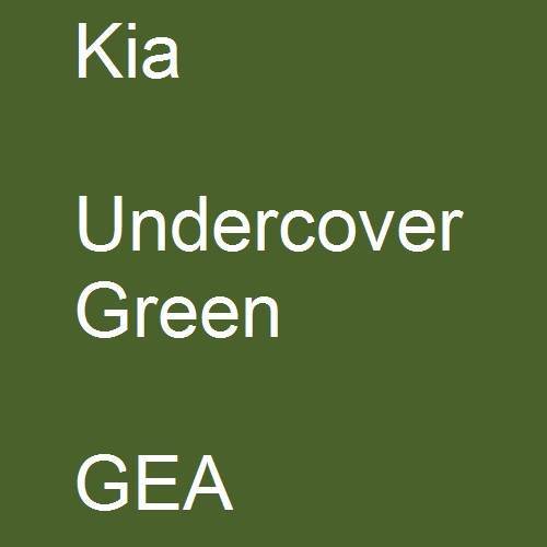 Kia, Undercover Green, GEA.